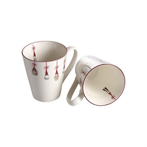 Mugg Tomtar 2-p, H.10cm, 30cl