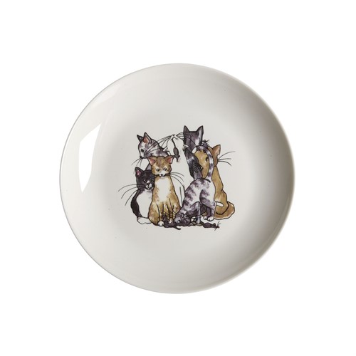 Rund assiett Katt Ø16,5cm