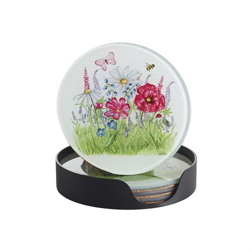 Untersetzer Sommer 4 Stk, Ø10cm