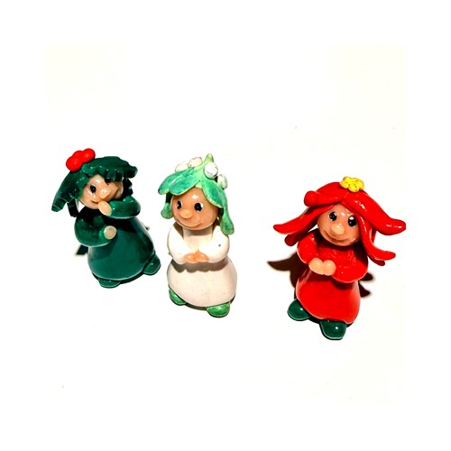 Mini, Vinterbarn sorterat, H.2,5cm