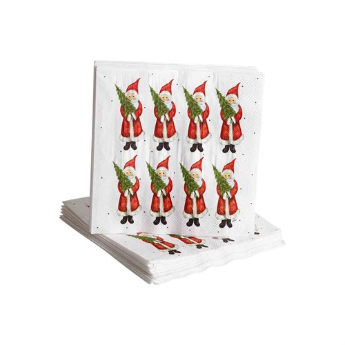 Papierservietten Weihnachtsmann 20 Stk., 33x33cm