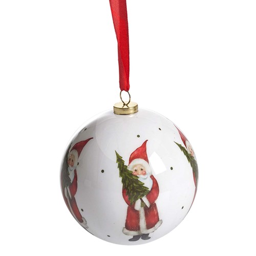Kugel Weihnachtsmann, ø7,5cm