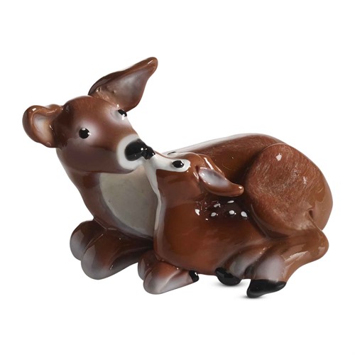Bambi mit Kind, H.5cm