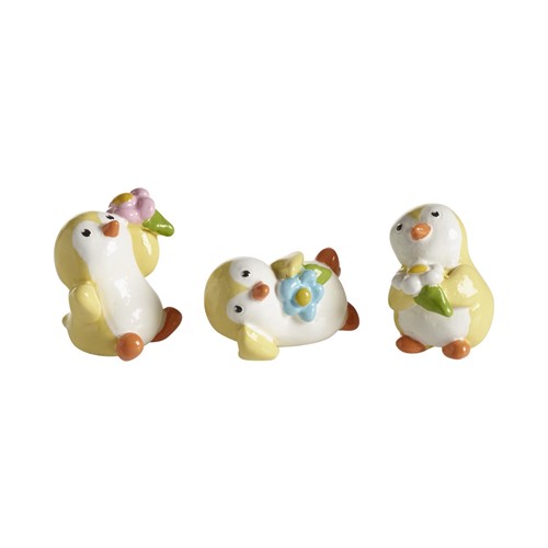 Glada kycklingar 3st, H.3,2cm