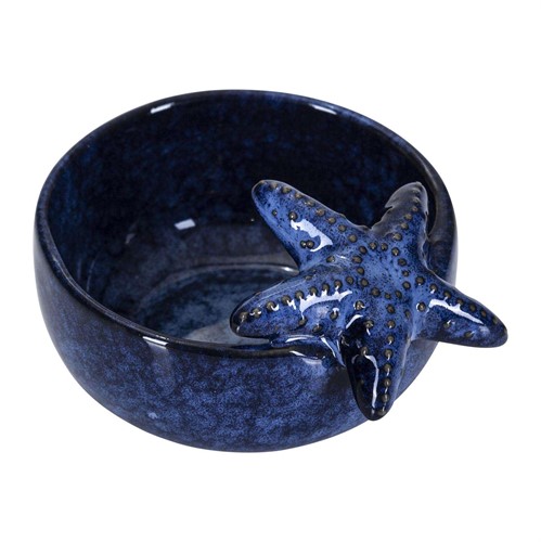 Schale Seestern, blau ø7cm