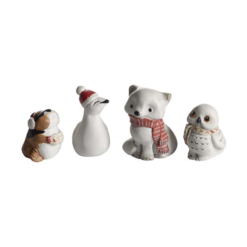 Tundra Tiere 4er-Set, H.3,5-5cm