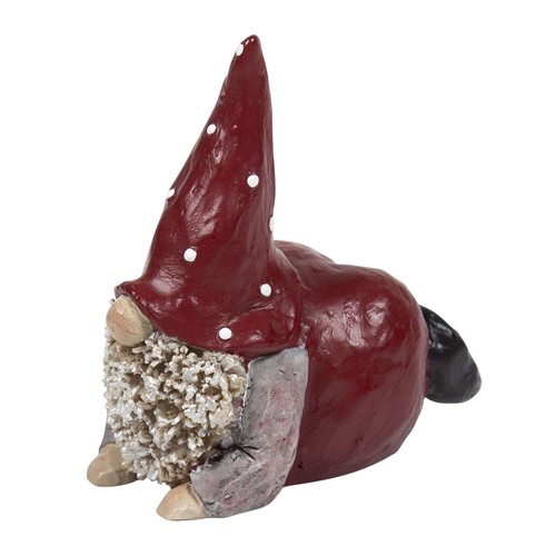 Tomten Max ligger på magen H.7.5cm