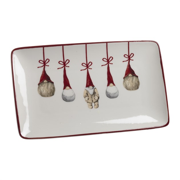 Plate Santas, L.21cm, B.13cm