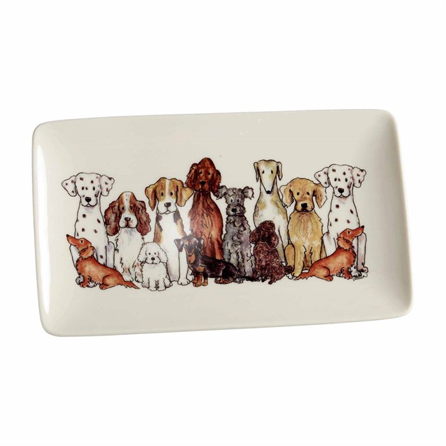 Plate Dogs L.21cm, B.13cm