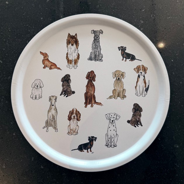 Bricka Hund, Ø38cm