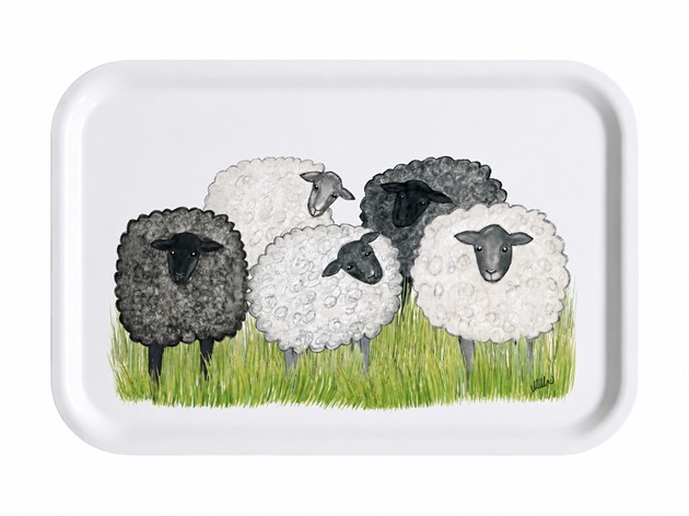 Tray Sheep L.27cm, W.20cm