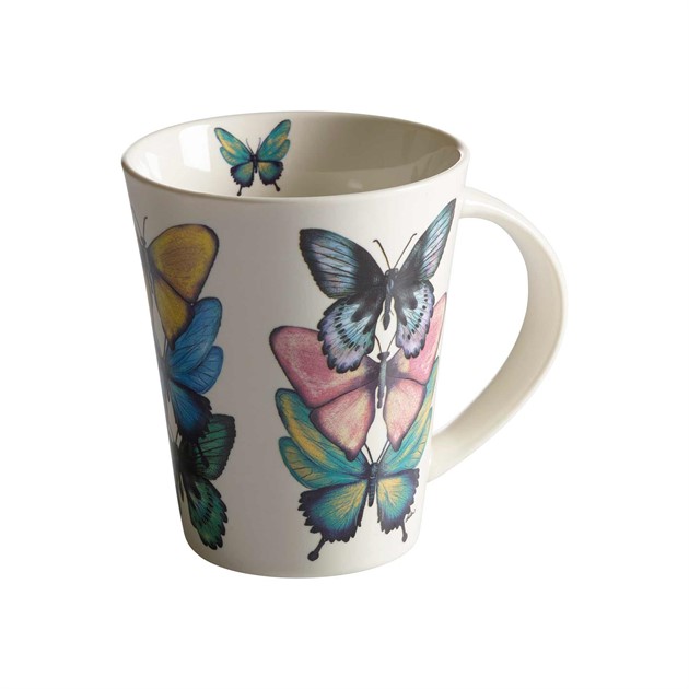 Mug Butterfly H.11cm, 35cl
