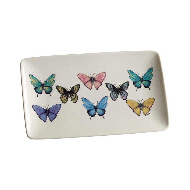 Plate Butterfly L.21cm, B.13cm