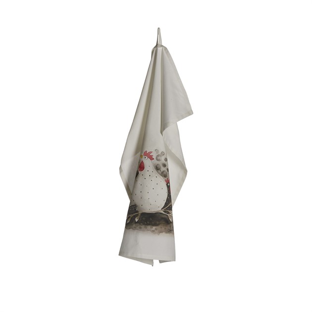 Kitchentowel Hen, recycled cotton, 50x70cm
