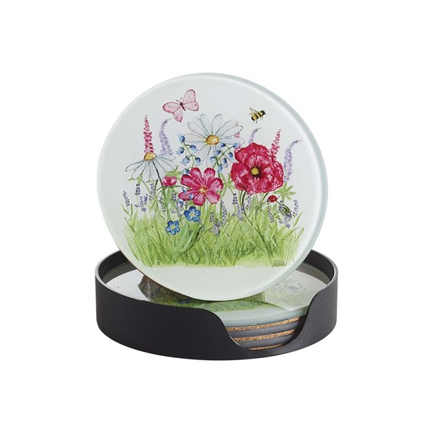 Coaster Summer 4pcs, Ø10cm