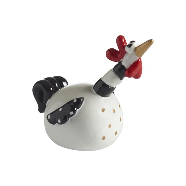 Gyllenkrok vit, H.6cm