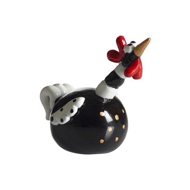 Gyllenkrok svart, H.6cm