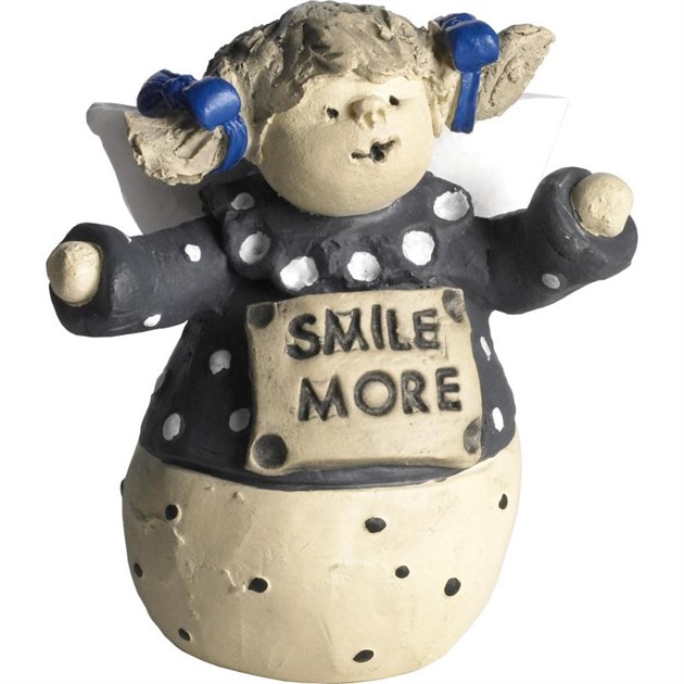 Angel "Smile more"H.7cm