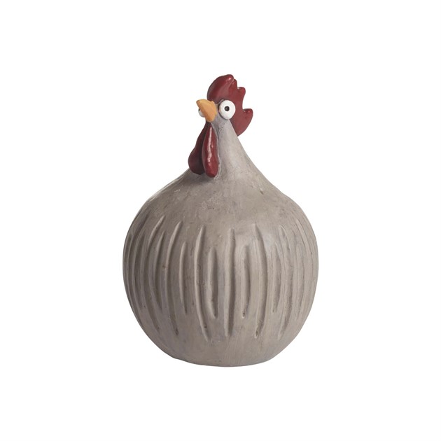Huhn Retro beige, H.8,7cm