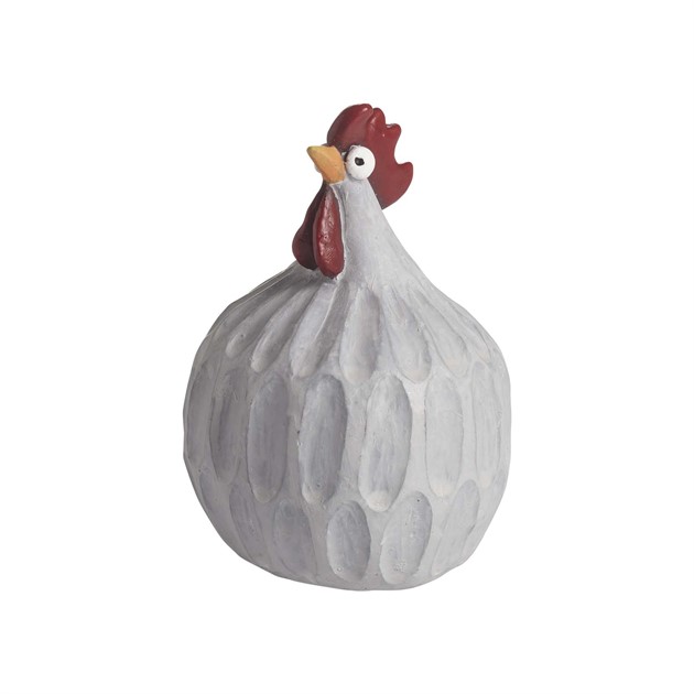 Huhn Retro creme, H.8,7cm