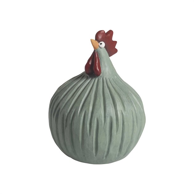 Huhn Retro grün, H.12,5cm
