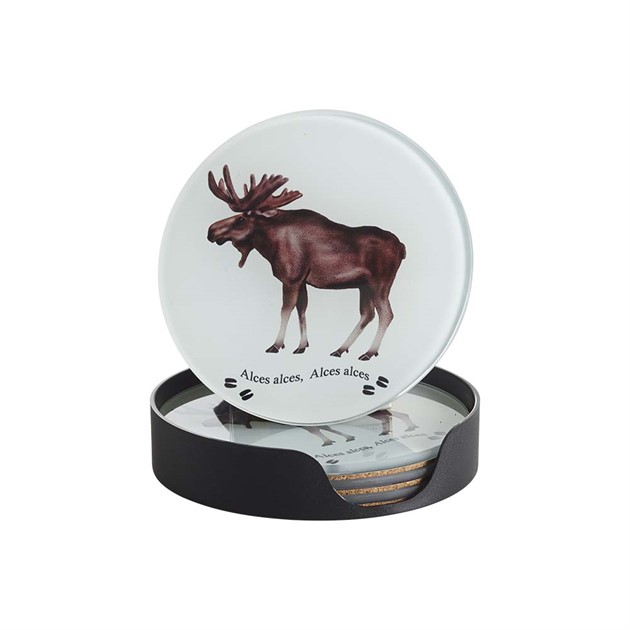 Coaster Elk 4pcs, Ø10cm