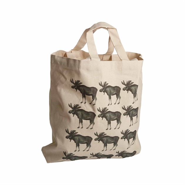 Baumwolltasche Elch, 42x48x10cm