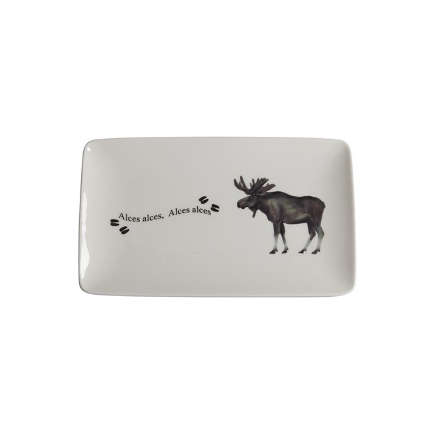 Plate Elk L.21cm, B.13cm