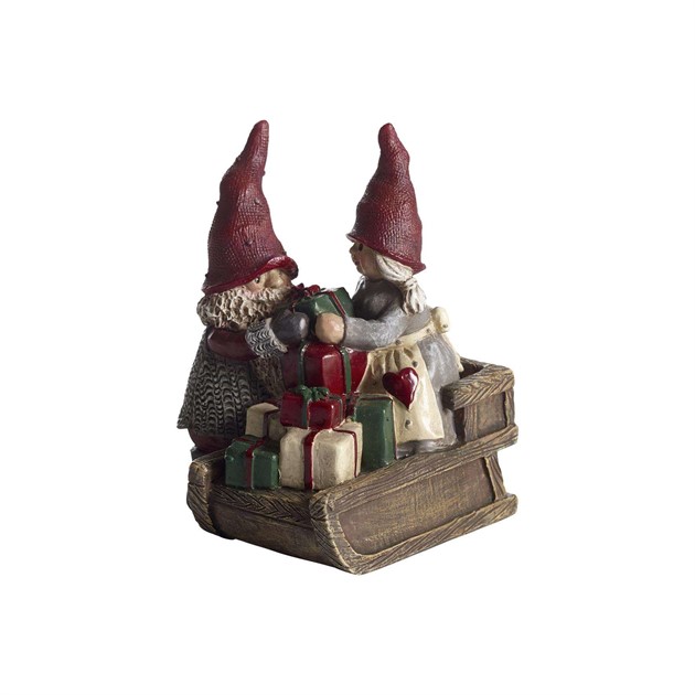 Santa Håkan and Stina, sleigh H.8,5cm