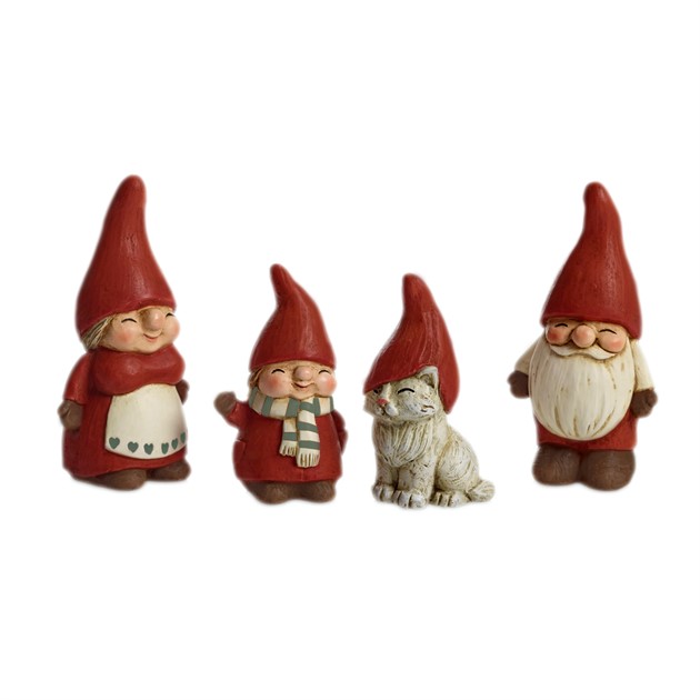 Familjen Luva 4 st H.5,5-7,5cm