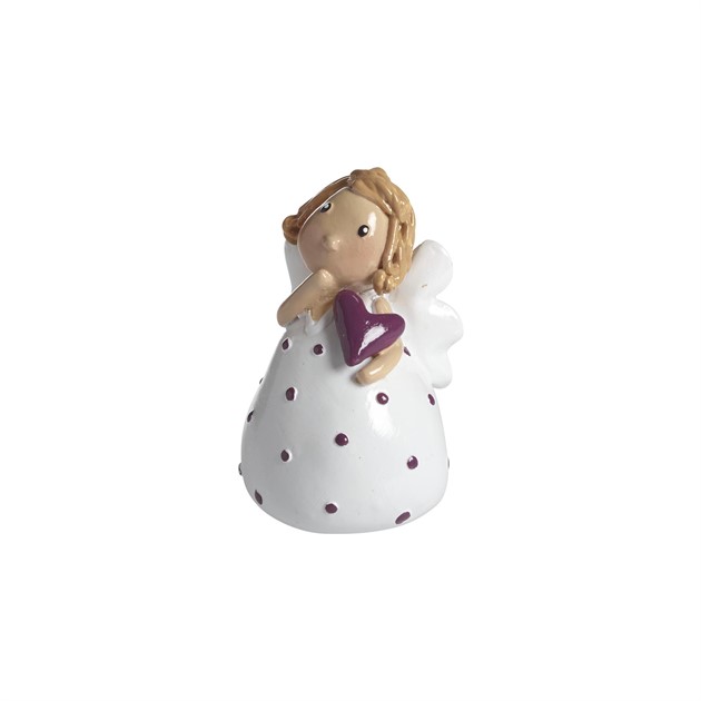 Engel Birgit lila, klein H.5cm