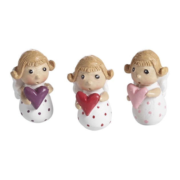 Engel Birgit 3er-Sortierung, H.3,3cm